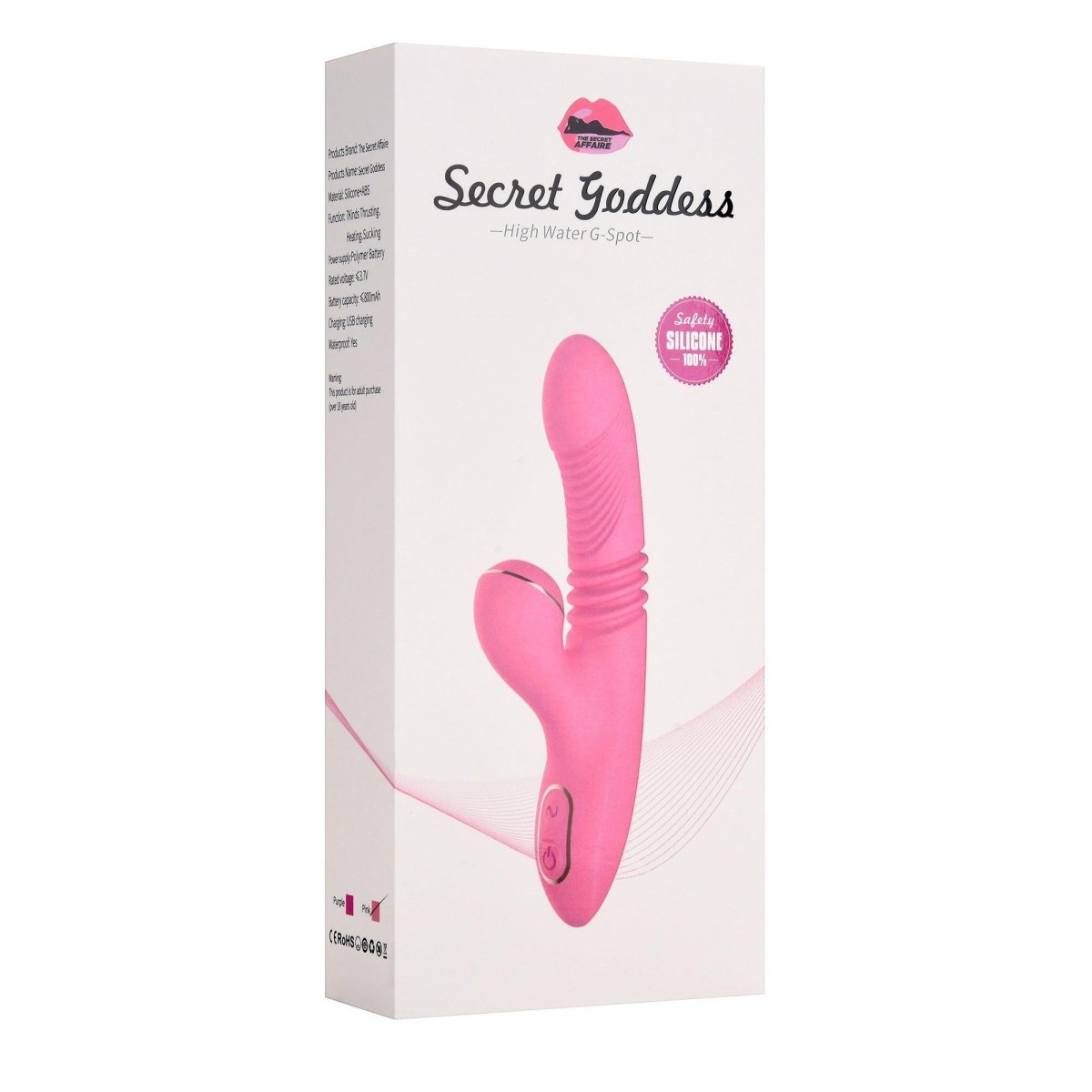 Secret Goddess Sucking Vibrator - Vibrators > Sucking Vibrators - The Secret Affaire