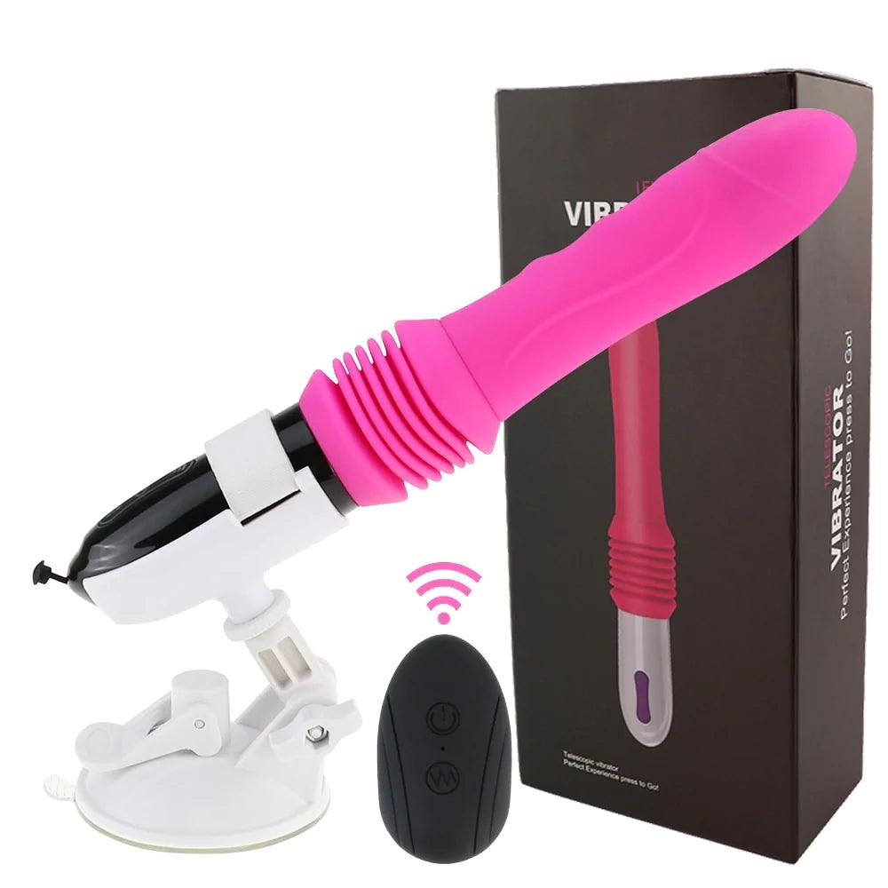 Seductra Thrusting Dildo (Mountable) - thrusting Vibrator - The Secret Affaire