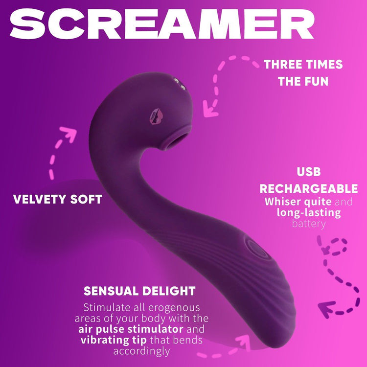 The Screamer Sucking Massager - Massager > Sucking Massager - The Secret Affaire