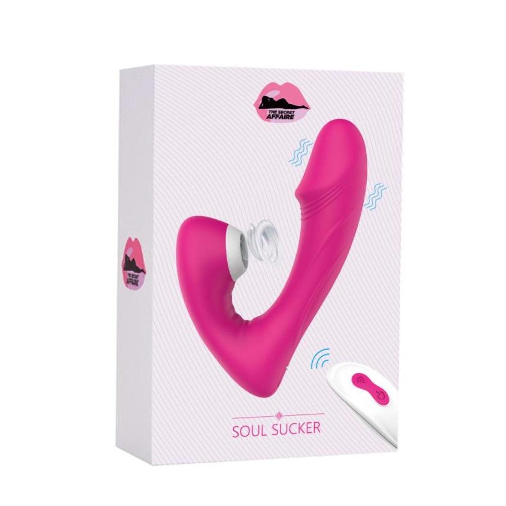 The Soul Sucker Sucking Vibrator (Remote) - Vibrators > Sucking Vibrators - The Secret Affaire